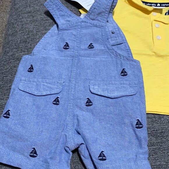 Gymboree 0-3 months set sailboat print - Picture 7 of 8